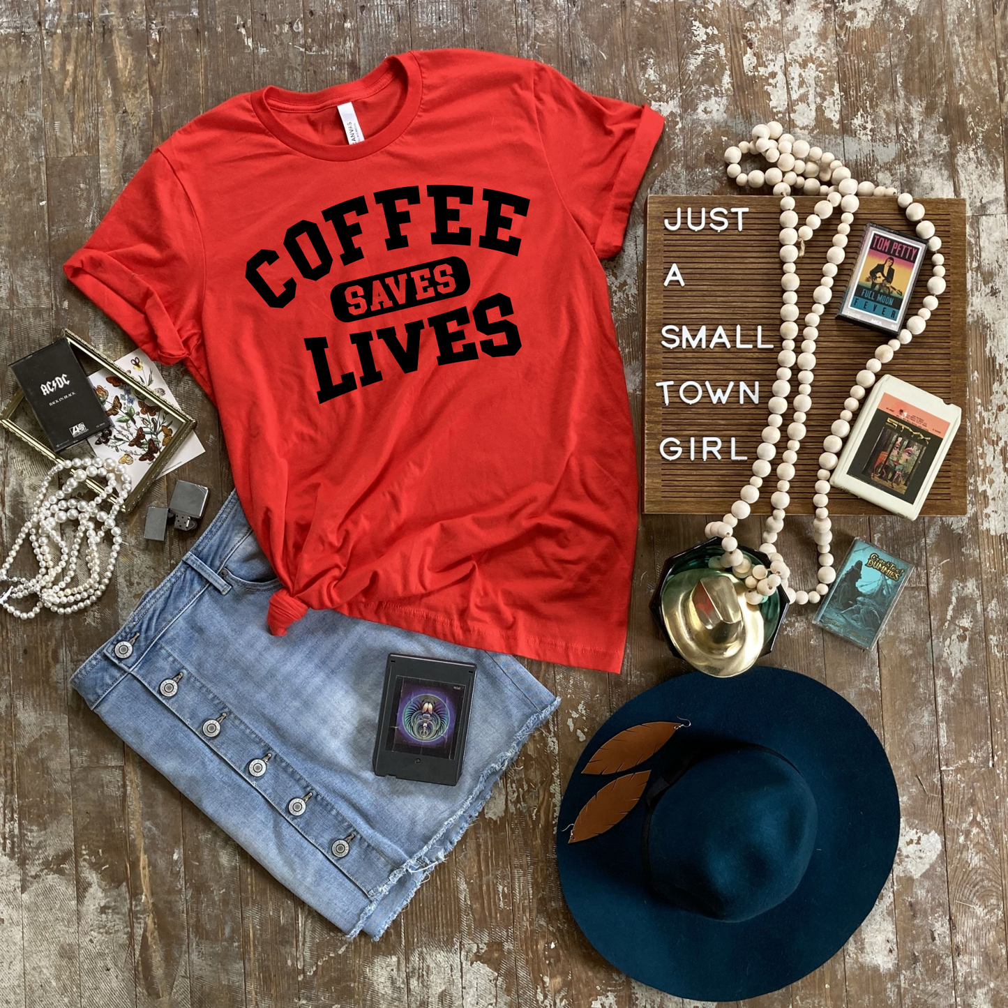 Coffee Saves Lives Graphic Tee: Wake Up & Wear | Available in S-3X